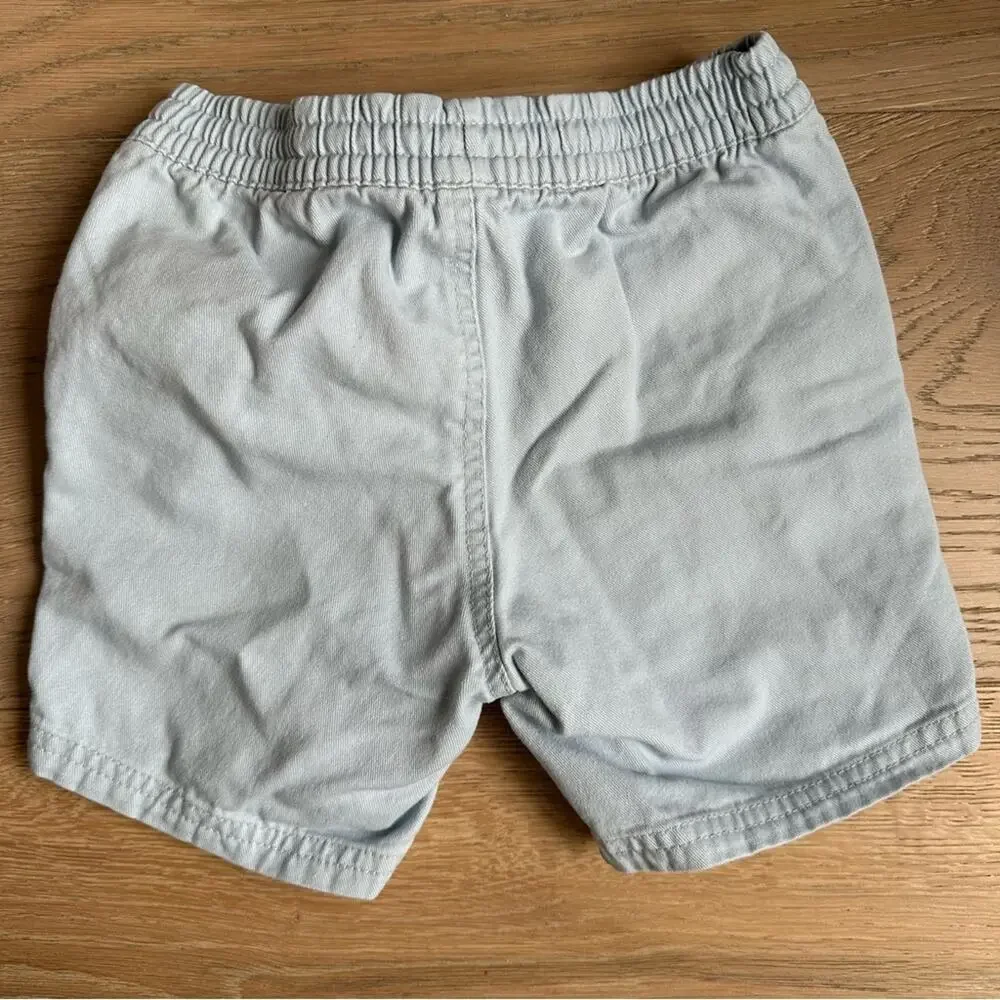 Old Navy Pull Up Shorts Light Blue 3T